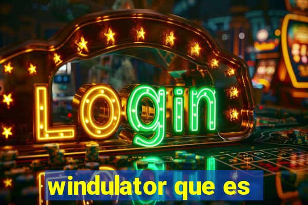 windulator que es